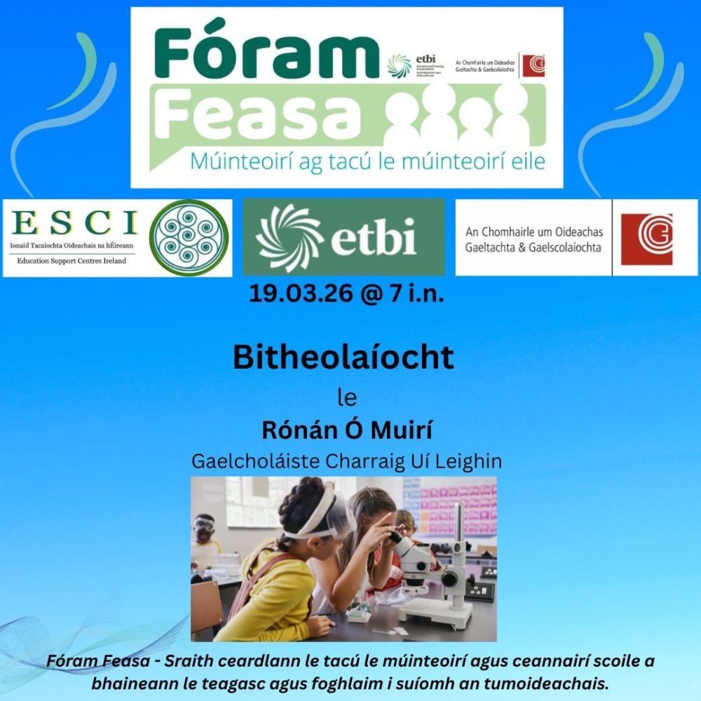 ESCI - Fóram Feasa - Bitheolaíocht 